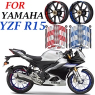 For Yamaha YZF R15 Scooter Wheel Sticker Damping Sticker Reflective Sticker Body for Yamaha YZF R15 Motorcycle Steel Rim Accessory sticker Decal