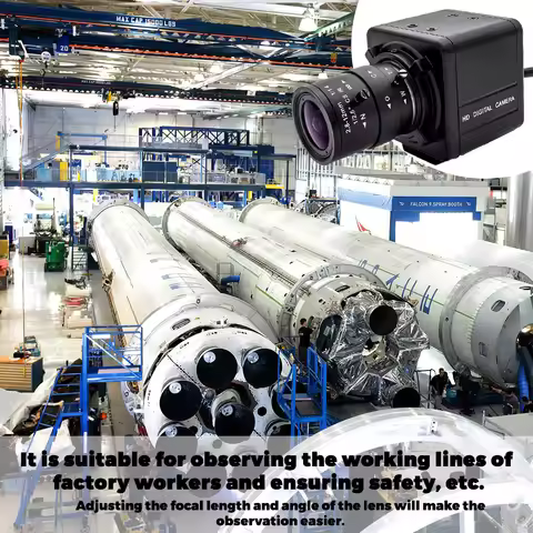 POE Industrial IP Camera 3/4/5/8MP CMOS 4K Mini IP Cam Sensor CS Mount Security CCTV Video Metal Box