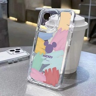 Transparent Tpu SILICONE Soft Case Mickey Oil Paint For Realme C53 C75 C55 C2 C15 A1K C35 5i C51 C33