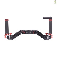 DF DIGITALFOTO ARES Z Axis Gimbal Spring Dual Handle Flexiable Damping Detachable Dual Grip Gimbal Handle for Zhiyun Crane 2 DJI Ronin S FeiyuTech AK2 Came-1229