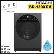 Hitachi BD-120XGV Inverter Front Load Washer-AI Wash-Auto Dosing System 12 kg