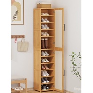 Shoe Cabinet Bamboo Simple Multi-layer Breathable Shoe Rack Cabinet Household 33cm Large Size Shoe Storage Shoe Rack (MY) 6MYC