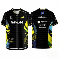 New 2026 Uniform Jersey For NAVI Esports Club CS2 Fans Jersey Men Breathable Short Sleeve V-neck Top