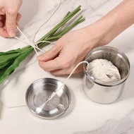 2 Pcs Kitchen Twine with Stainless Steel Dispenser 213FT Cooking String Natural Cotton Butcher Twine