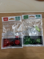 USB LED 燈串 30燈 紅色/綠色