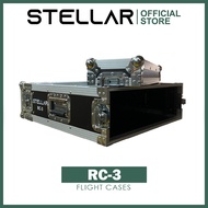 STELLAR RC-3 / 3U Wooden Rack Case / Audio Equipment Rack / for Amplifiers