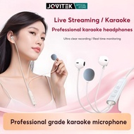 JQVITEK T17 Type‐C Wired Karaoke Earphone 14.2mm Driver DSP Chip Real‐Time Monitoring AI Noise Cance