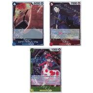 JP One Piece Card Game Edward Weevil EB01-023 R /Izou EB01-002 R/Charlotte Flampe EB01-056 R [EB01] 