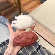 【Stock Ready】Cute Heart Case for Sony WF-1000XM5 Earphone Charging Cover with Hook