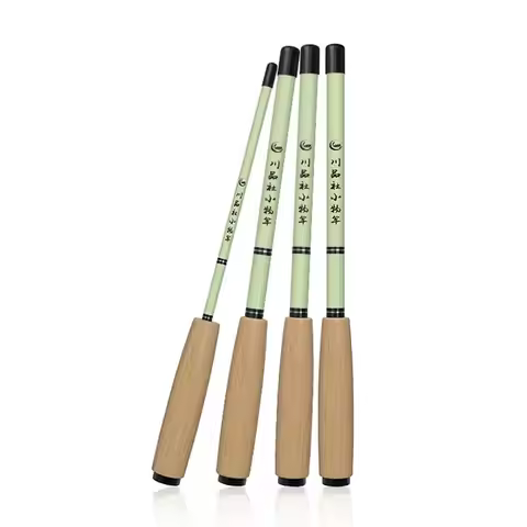 Portable 1.2M 1.5M 1.8M 2.1M Ultra Short Fishing Rod Super Light Hard Carbon Stream Rod 30cm Carbon 