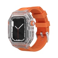 Zolar Glacier Transparent Restoration Watch Case 41mm for Apple Watch Applewatch45mm Watch Strap