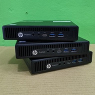 Pc Mini Hp 600 G1 Core i3-6100T Ram 4Gb Hdd 500Gb Murah Aja