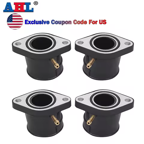 4Pcs Motorcycle Carburetor Interface Pad Intake Outlet Glue For Yamaha XJR400 XJR 400 1993-19994 HM-