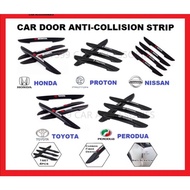(Getah Pelindung Pintu Kereta) Car Door Anti-Collision Strip Car door protector Proton Perodua Honda Toyota 4 Pcs / Set
