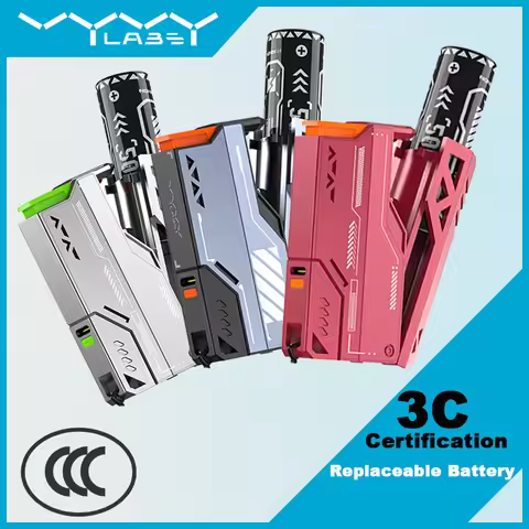 VYVYLABS CCC Power Bank Portable 22.5W Fast Charging With 21700 Replaceable Battery Detachable Desig
