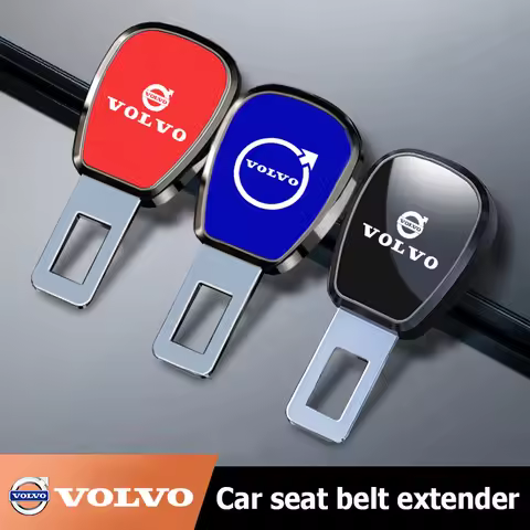 Car Safety Strap Extender Adjustable Seatbelts Plug For Volvo XC90 V90 V60 XC60 V40 EC40 EX40 S80 S6