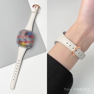 3/31✈For Smart Watch S9 20mm Leather Strap Slim Horsebit Clasp Soft Genuine Leather Strap Women Eleg