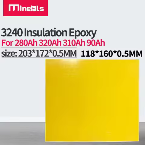 3240 Insulation Epoxy Plate Insulator 203*172*0.5mm 118*160mm for 280Ah 230AH 320Ah 310Ah 90Ah 100Ah