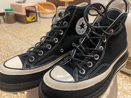 Converse Chuck 70 HI LTD / 歐洲限定增高帆布鞋 黑色