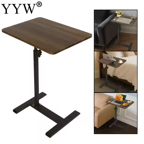 40x60cm Sofa Side Coffee Table Bedside Table For Bedroom Living Room Office Movable Lifting Adjustab