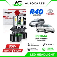 TOYOTA ESTIMA  LED Headlight Car R40 R70 55W SHUTTLE LAB LED Lampu Depan Kereta 6000K H11