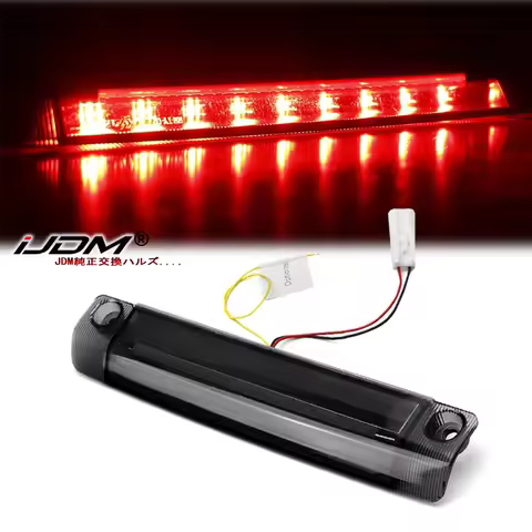 1x Led High-Mount Brilliant Red Third Brake Light White Running Light For Toyota Prius Hybrid 09-15 