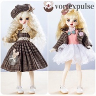 VORTEXPULSE 30cm Doll in Costume Cloth, Fashion Accessories 30cm Doll Dress Set, Doll Changing Cloth
