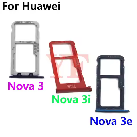 For Huawei Nova 3 3e P20 lite Nova 3i P20 Pro SIM Card Tray Slot Holder Adapter Socket Repair Parts