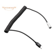 Power Cable Replacement Spare Parts Accessories for Camera BMPCC 4K / 6K 2 Pin to USB Type-C Spring 