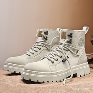 Kowloon Outdoor Overall Boots Trendy Boots High-Top Canvas Shoes Martin Boots Men's Shoes
