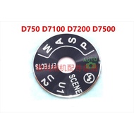 Used for Nikon D750 D7100 D7200 D7500 Top Cover Mode Turntable Signboard Nameplate Turntable Patch