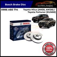 (2 PCS) Bosch Disc Brake Rotor Front 0986AB5714 Set for Toyota Hilux Mk78 [AN20 AN120] / Fortuner [A