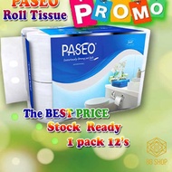 Tissue Paseo Toilet Bathroom 12roll 300sheets