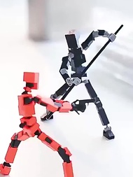 Multi-Jointed Movable Shapeshift Robot 2.0 3D Printed Mannequin Dummy 13 Action Figures Toys Kids Ad