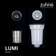 ZUHNE Lumi Single Bowl Undermount Kitchen Sink 16-Gauge Stainless Steel (Made in S. Korea)