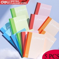 Deli 5PCS A5 Wireless Binding Notebooks 18Sheets