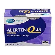 Mega Alerten Q25 Coenzyme Q10 25mg 30s