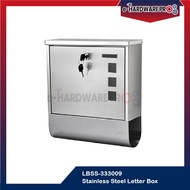 Letter Box Outdoor Peti Surat Mail Box Outdoor Post Box Mailbox Stainless Steel 信箱