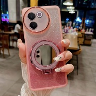 Vivo เคส V30e 5G 2024สำหรับ Vivo V30e V30 E VivoV30e V 30E 5G 2024พร้อมที่ยึดแบบวงแหวนกระจกที่กรอบซิ