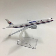 16cm 1:400 Metal Aircraft Replica Malaysia Airlines B777 Airplane Diecast Model Aviation Plane Colle