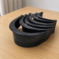6 Pieces Pool Table Pocket Insert Thickened Pool Table Pocket Protectors Curved Long-Lasting for Clu