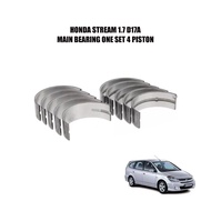 HONDA STREAM  1.7 D17A CIVIC SR4 SH4 1.6 CITY B18A B20A SEO B16A MAIN BEARING ONE SET 4 PISTON