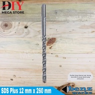 MATA SDS plus concrete drill bit size 12mm x 260mm SDS plus Z4/ werkzbenz
