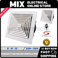 LEMAX 8'  10'  12'  Exhaust Fan Ceiling Ventilation Fan Kipas Ekzos Siling XF-08  XF-10  XF-12