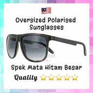 Evergaya 🇲🇾 Over Size Men Women Sunglasses , Cermin Mata Lelaki , Spek Mata Hitam Perempuan Saiz Besar READY STOCK