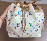LV Vintage Noe白三彩水桶