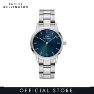 Daniel Wellington Iconic Link Arctic Watch 28mm Silver - Blue Dial - Watch for Women - Fashion Watch