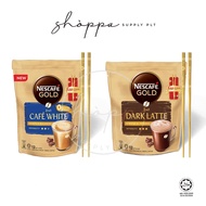 SHOPPA Nescafe Gold 2in1 CAFE WHITE / 3in1 DARK LATTE Premix Coffee | FREE Gold Chopsticks [Bundle o