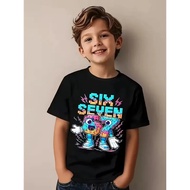 Children's Short-Sleeved Shirt Cute Modern With 67 Designs To Choose From Suitable For Outdoor Trave