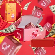 Surprise Gift Box, Pop-Up Surprise Box Money Gift Creativity Folding Bouncing Red Envelope Gift Box Creative Surprise Exploding Box, for Birthday Christmas Valentine's Day Gifts